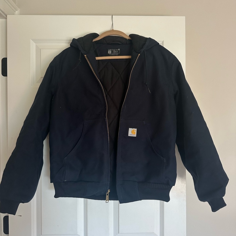 Carhartt Navy Jacket with Hood